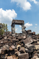 Wall Mural - Porte du temple de Prambanan, Indonésie