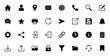 Website icon set. for computer, web and mobile apps