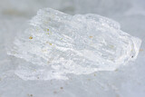 Fototapeta Tęcza - Unusual shapes and textures of ice crystals close-up shallow dof with copy space.