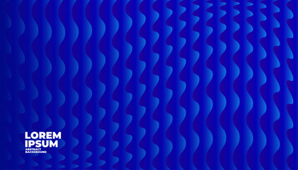 Poster - Abstract blue background with space for text and message.