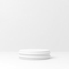 Fototapete - Abstract background minimal style for product branding. Mock up scene with empty space. 3d render