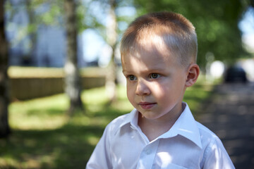 portrait of a boy