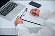 © Viacheslav Yakobchuk - Male doctor using notebook in modern office
