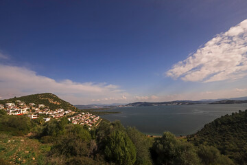 Wall Mural - Turkey - Mugla - Beautiful sea view in the Milas district, in the vicinity of the coast, Güllük district.