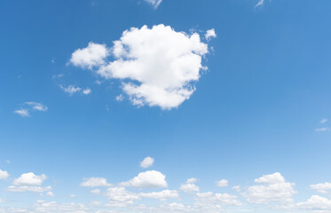 blue sky with clouds