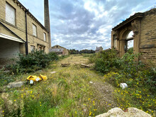 Site Of, Drummond Mills, Destroyed By Fire On January 28th 2016 In, Bradford, Yorkshire, UK