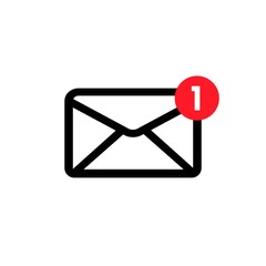 Poster - SMS icon. Dialog, chat, new message. New gmail, email. Communication concept. Vector EPS 10. Isolated on white background.