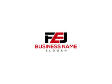 FEJ Logo And Illustrations Icon For New Business