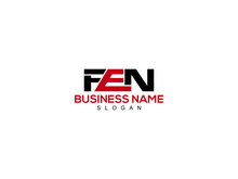 Letter FEN Logo Icon Design For New Business