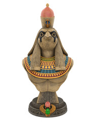 Wall Mural - Egyptian God Horus Statue Isolated