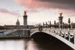 © Matteo Colombo - Bridge Alexandre III on the river Seine at dawn, Paris, France