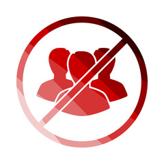 Sticker - No Meeting Icon