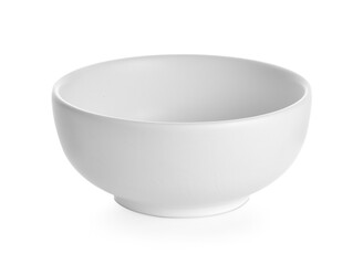 Wall Mural - White bowl isolated on white background