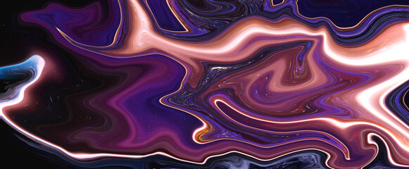 Wall Mural - Liquid abstract , marble pattern background for wallpaper and decorations 3D illustration .