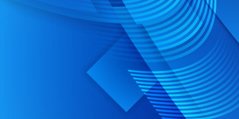 Blue wave 3d abstract background with light blue curve lines. Abstract Blue Wave on Background. Vector Illustration