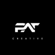 PAT Letter Initial Logo Design Template Vector Illustration
