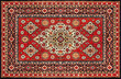 © perfectlab - Old Red Persian Carpet Texture, abstract ornament
