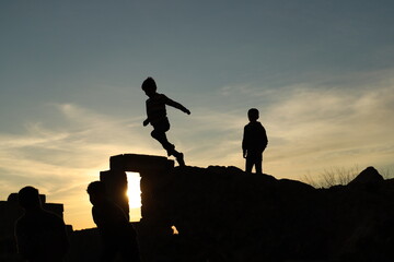 Poster - silhouette of a person