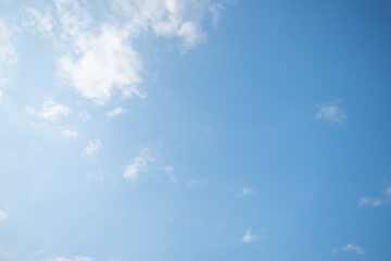 Wall Mural - blue sky and clouds in the weather day outdoor nature environment abstract background