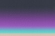 Digital noise gradient. Nostalgia, vintage, retro 70s, 80s style. Abstract lo-fi background. Retro wave, synthwave. Wall, wallpaper, template, print. Minimal, minimalist. Blue, purple, black color