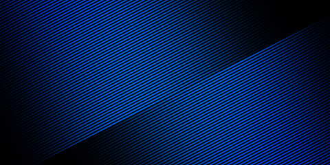 Abstract dark neon blue line background
