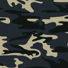 Wall Mural - Fashionable camouflage pattern, vector illustration.Military print  Vector wallpaper