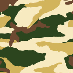 Wall Mural - Fashionable camouflage pattern, vector illustration.Military print  Vector wallpaper