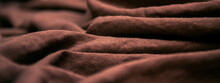 Beautiful Abstract Brown Fabric Details