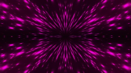 Poster - 3d rendering kaleida of lights. Radiation from the center of golden stars on a black background. Computer generated abstract background