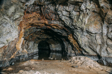 inside the cave