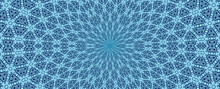 Blue Spiral Abstract Fractal Pattern Background