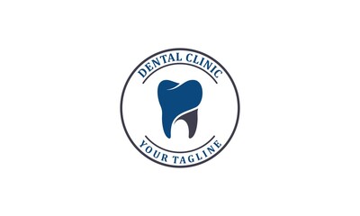 Wall Mural - Dental health Clinic Concept Logo Template