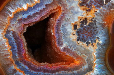Aufkleber - abstract natural pattern. stone agate texture background. natural stone ornament close up