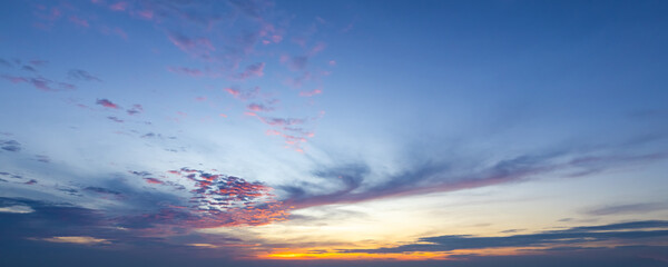 Wall Mural - Sunset sky background