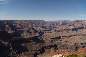 Poster - Scenic view of rock formations in Grand Canyon, South Rim