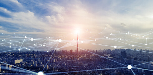 Poster - 都市とネットワーク　スマートシティー　IoT