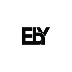 eby letter original monogram logo design