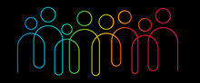 Inclusion And Diversity Infographic Vector Set, People Vector Logo For Website 