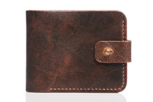 Casual Brown Color Leather Wallet