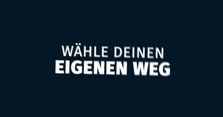 Wall Mural - karriere. wähle deinen eigenen weg. animierte wörter. kinetische text animation. intro
