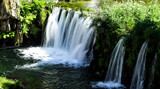 Fototapeta Krajobraz - Cascata de água na Serra da Estrela. Waterfall