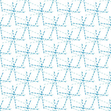 Starburst Stitch Seamless Vector Pattern Background. Modern Needlework Abstract Sashiko Interpreted Blue White Backdrop. Embroidery Themed Modern Geometric Design With Star Shapes. All Over Print