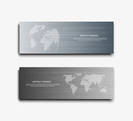 Wall Mural - vector abstract design banner web template.technological background.