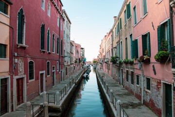 Characteristic view of the city of Venice, Italy, Europe