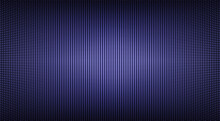 Led Screen Texture. Lcd Monitor With Dots. Pixel Digital Display. Electronic Diode Effect. Projector Grid Template. Horizontal Television Background. Purple Videowall With Bulbs. Vector Illustration.