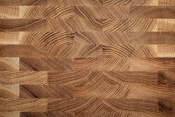Wall Mural - mosaic texture of oak planks. oak wood plank natural texture background.