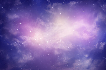 Wall Mural - night sky with stars.