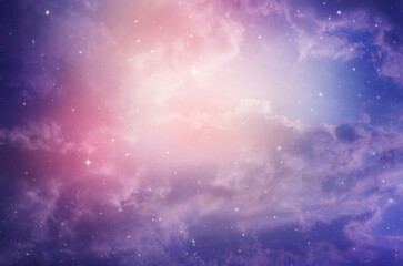 Wall Mural - night sky with stars.