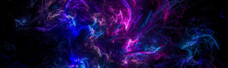 Banner Star field background . Starry outer space background texture . Colorful Starry Night Sky Outer Space background. 3D illustration