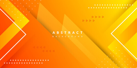 Dynamic fluid orange geometric with colorful gradient background